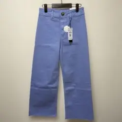 ライトブルー ストレートレッグ カジュアルパンツ　38 M 新品