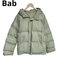 Bab フェイクダウンフーディジャケット