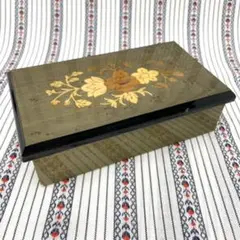 希少 ドイツ S.M.Mazzarella社製 アンティーク 象嵌細工 宝石箱