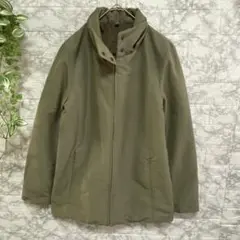 レディース　ユニクロ　　Mサイズ　オリーブグリーン スタンドカラー ジャケット