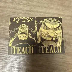 ワンピース 黄金カード 黒ひげ ティーチ