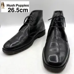 美品✨ hushpuppies チャッカブーツ 黒 レザー 【26.5】