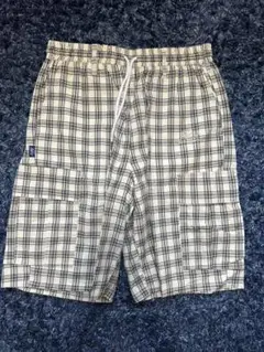 チェック ショーツ 古着