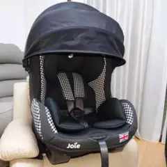 Joie ジュニアシート チルト ギンガムチェック ブラック KATOJI