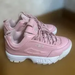 FILA ピンク スニーカー 23.0cm 厚底