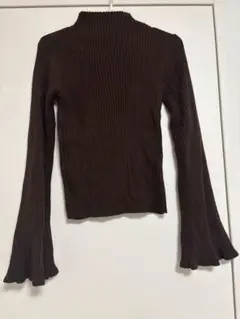 Heather ニット ブラウン