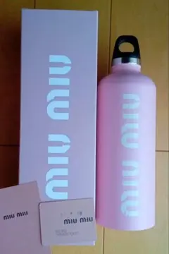 MIU MIU ロゴ入り ステンレスボトル 水筒