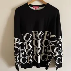 Supreme fuck sweater black