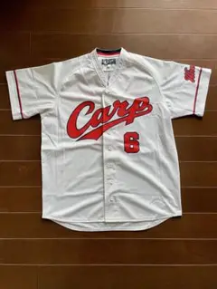 DESCENTE - カープ　ユニフォーム　ハイクオリティ　梵英心　６【L】