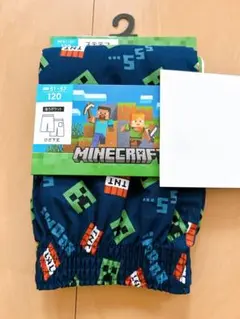 ラスト！新品マインクラフト　マイクラ　ステテコ　ハーフパンツ　パジャマ120cm
