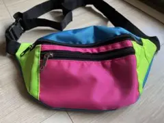 カラフルボディバッグ ピンク 青 緑