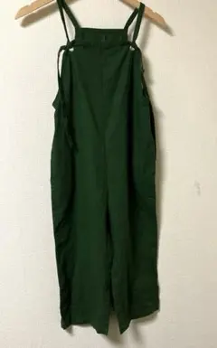 アンティカ　ダークグリーンサロペット
