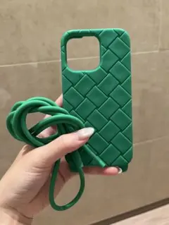 BOTTEGA VENETA グリーン 緑 iPhone13Proケース