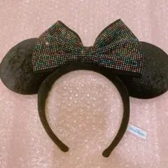 ミニー カチューシャ ディズニー ドットリボン 耳