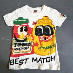 １５０cm トマトケチャップ マスタード Tシャツ