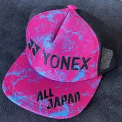 YONEX ALLJAPANキャップ　ベリーピンク
