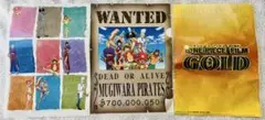 ONE PIECE FILM GOLD 他 クリアファイル 3種 セット