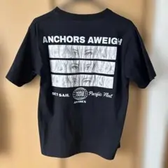 AVIREX ANCHORS AWEIGH Tシャツ ブラック
