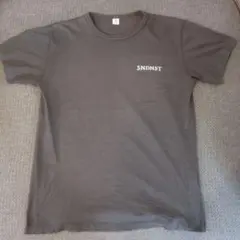 SANDINISTA 刺繍ロゴ ダークグレー TシャツMサイズ