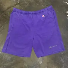 ◎80s USA製 Champion ショートパンツ ハーフパンツ L パープル