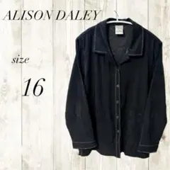 ALISON DALEY ジャケット サイズ16 ブラック メンズ