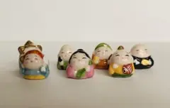 可愛らしいミニミニ七福神　縁起物