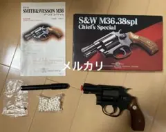 【美品】タナカ S&W M36 スペシャル ニッケル箱付き　ハンドガンスタンド タナカ] S&W M36 チーフスペシャル 1966年アーリーモデル HW