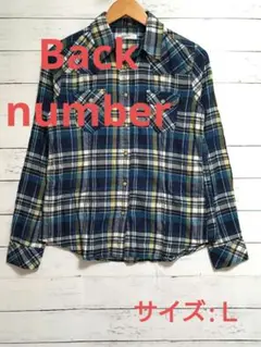 【Backnumber】ネルシャツ　長袖　サイズ:L