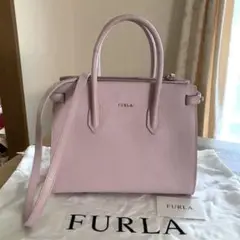 極美品♡FURLA フルラ♡PIN ピン♡2wayバッグ♡ライトピンク