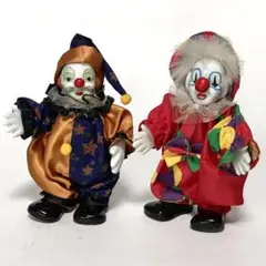 ピエロ人形　２体セット