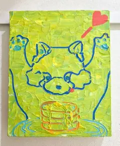 「ほっとけーき、だいすき！」レッサーパンダ　ホットケーキ　可愛い　27✕22cm