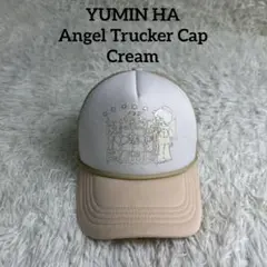 YUMIN HA Angel Trucker Cap 【Cream】