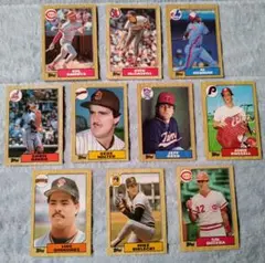 TOPPS 1987 10枚セット 1 MLB メジャーリーグ 大リーグ カード