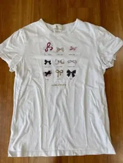 KUMIKYOKU リボンプリント Tシャツ 160