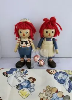 307♡ラガディ・アン＆アンディ　ジョジーン社製　アンティークドール　レア　希少 307♡ラガディ・アン＆アンディ ジョジーン社製 アンティーク