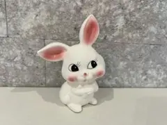 陶器　うさぎ　貯金箱　インテリア　昭和レトロ