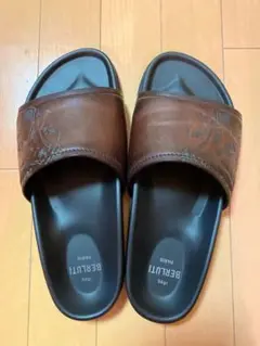 【非売品/限定色】berluti サンダル サイズ7.5 ※サンダル袋付き シャドウ レザーサンダル | ベルルッティ JP