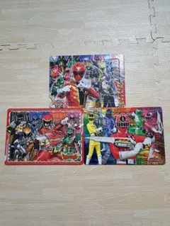 キッズ　ジグソーパズル　3点セット　スーパー戦隊