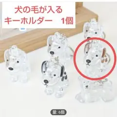 即購入可　犬の毛が入るキーホルダー 1個
