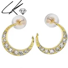 LK salon K18 ダイヤ ピアス 月ミニ LKサロン 定価26万 2025年最新】lk salon ピアスの人気アイテム - メルカリ