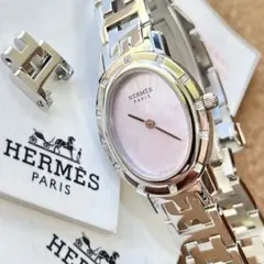 【HERMES】✨極美品✨ クリッパーナクレ12Pダイヤ レディース 腕時計
