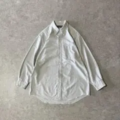 Lands’ End ランズエンド 長袖 無地 コットンシャツ ボタンダウン