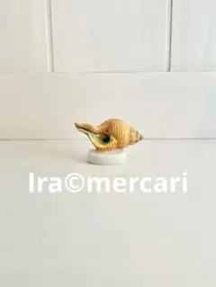 貝殻のフェーブ④フェーヴ　ミニチュア　陶器　フランス　海