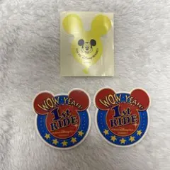 東京ディズニーシー WOW, YEAH! 1st RIDE ステッカー2枚