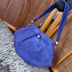 BOTTEGA BENETA スエード がま口 ミニハンドバッグ ポーチ