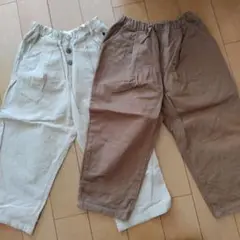 テータテート タックパンツ 2枚セット 120cm