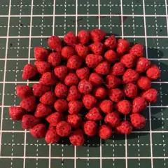 ミニチュア スイーツ 苺 60粒 ハンドメイド アウトレット まとめ売り