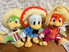 3人の騎士　ぬいぐるみ　ディズニーストア　ホセ　ドナルド　パンチート　2021年