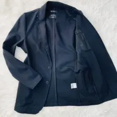 【良品】 ナノユニバース　SOLOTEX ジャケット 黒