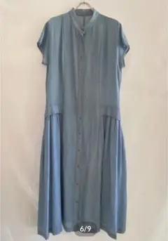 apaiser lame タンガリーロングワンピース　新品未使用